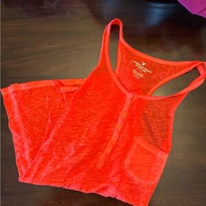 American Eagle Outfitters Red Tank Top